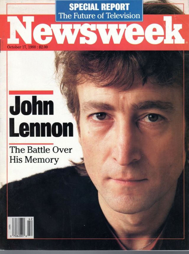 NEWSWEEK magazine side cover 17 October 1988