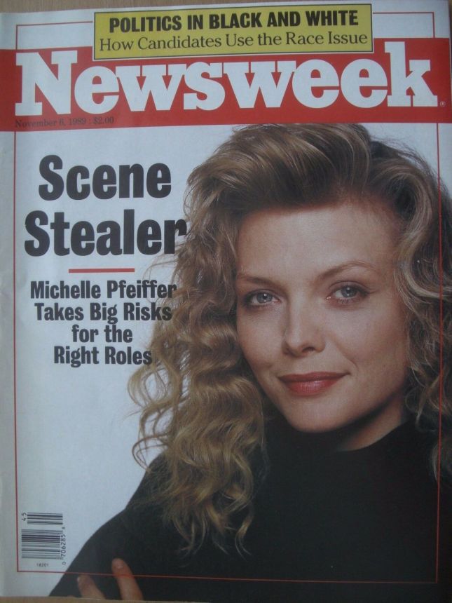 NEWSWEEK magazine side cover 6 November 1989