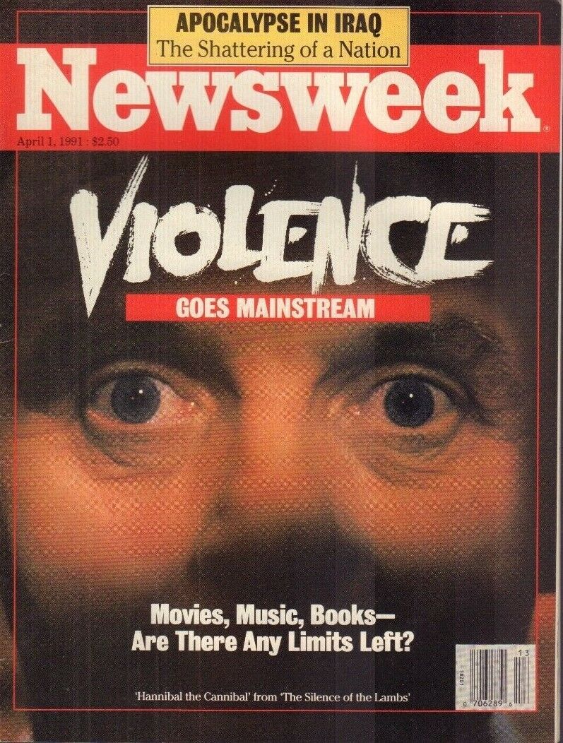 NEWSWEEK magazine side cover 1 April 1991