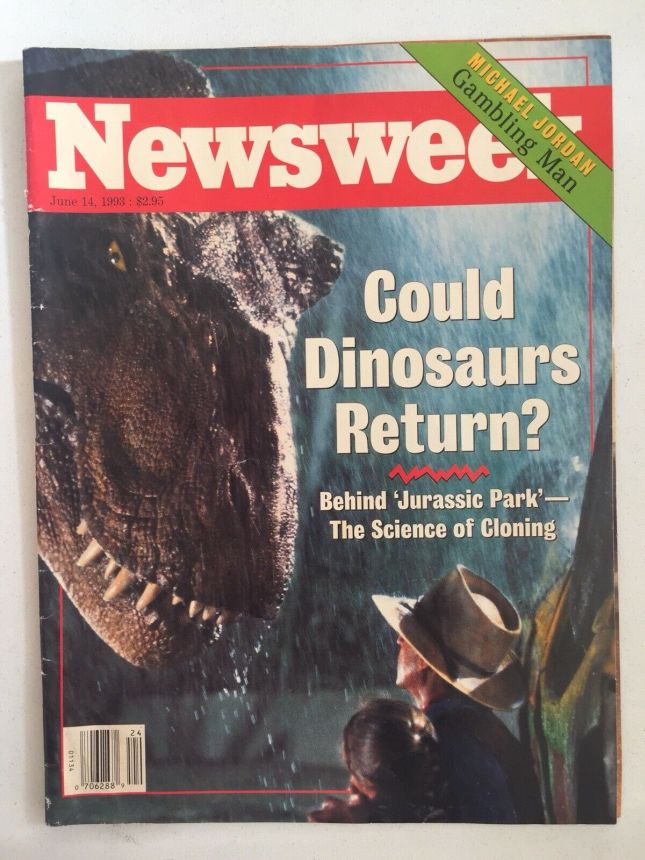 NEWSWEEK magazine side cover 14 June 1993