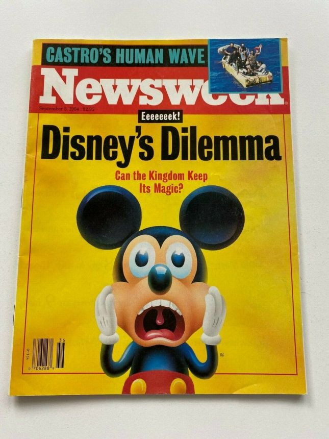 NEWSWEEK magazine side cover 5 September 1994