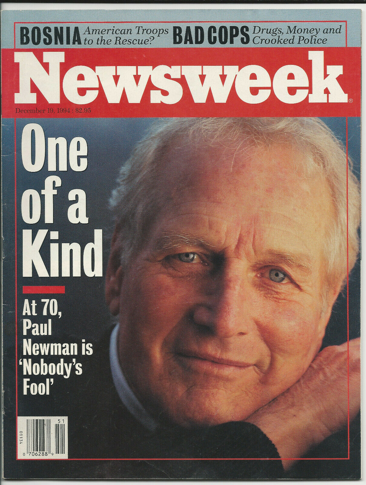 NEWSWEEK magazine side cover 19 December 1994