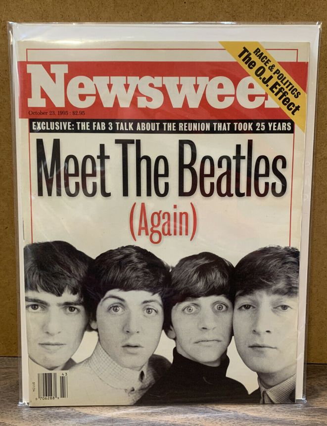 NEWSWEEK magazine side cover 23 October 1995