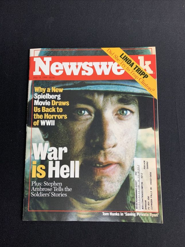 NEWSWEEK magazine side cover 13 July 1998