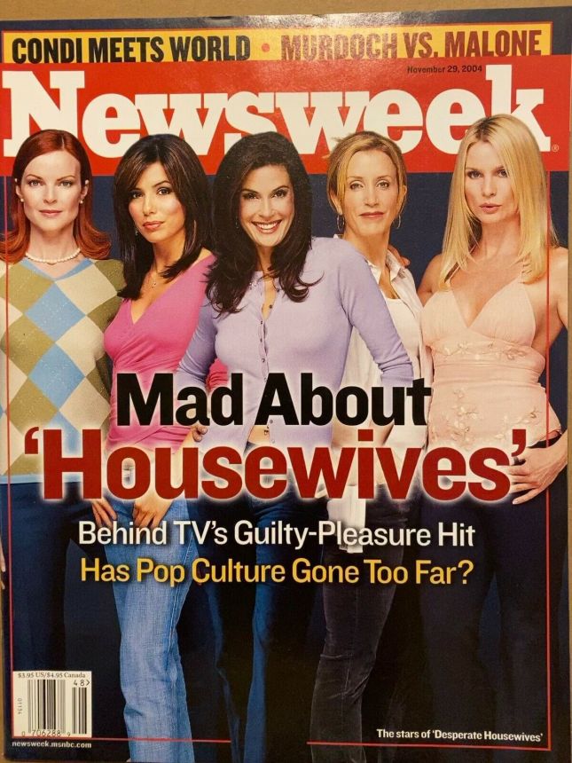 NEWSWEEK magazine side cover 29 November 2004