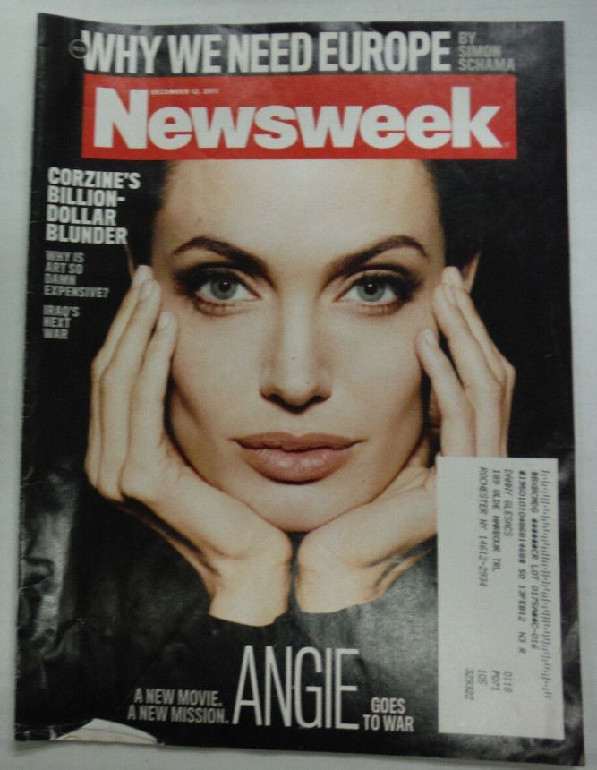 NEWSWEEK magazine side cover 12 December 2011