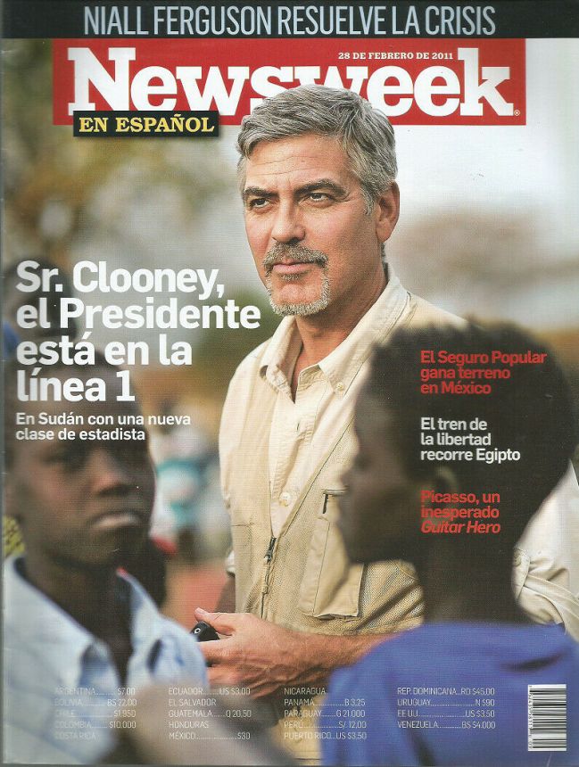 NEWSWEEK MEXICO magazine side cover 28 February 2011