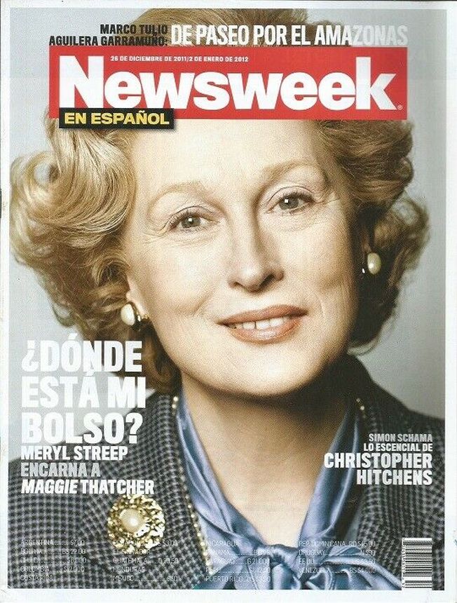NEWSWEEK MEXICO magazine side cover 26 December 2011