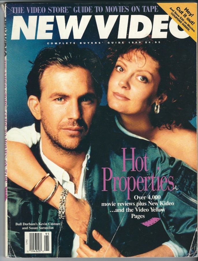 NEW VIDEO magazine side cover  1989