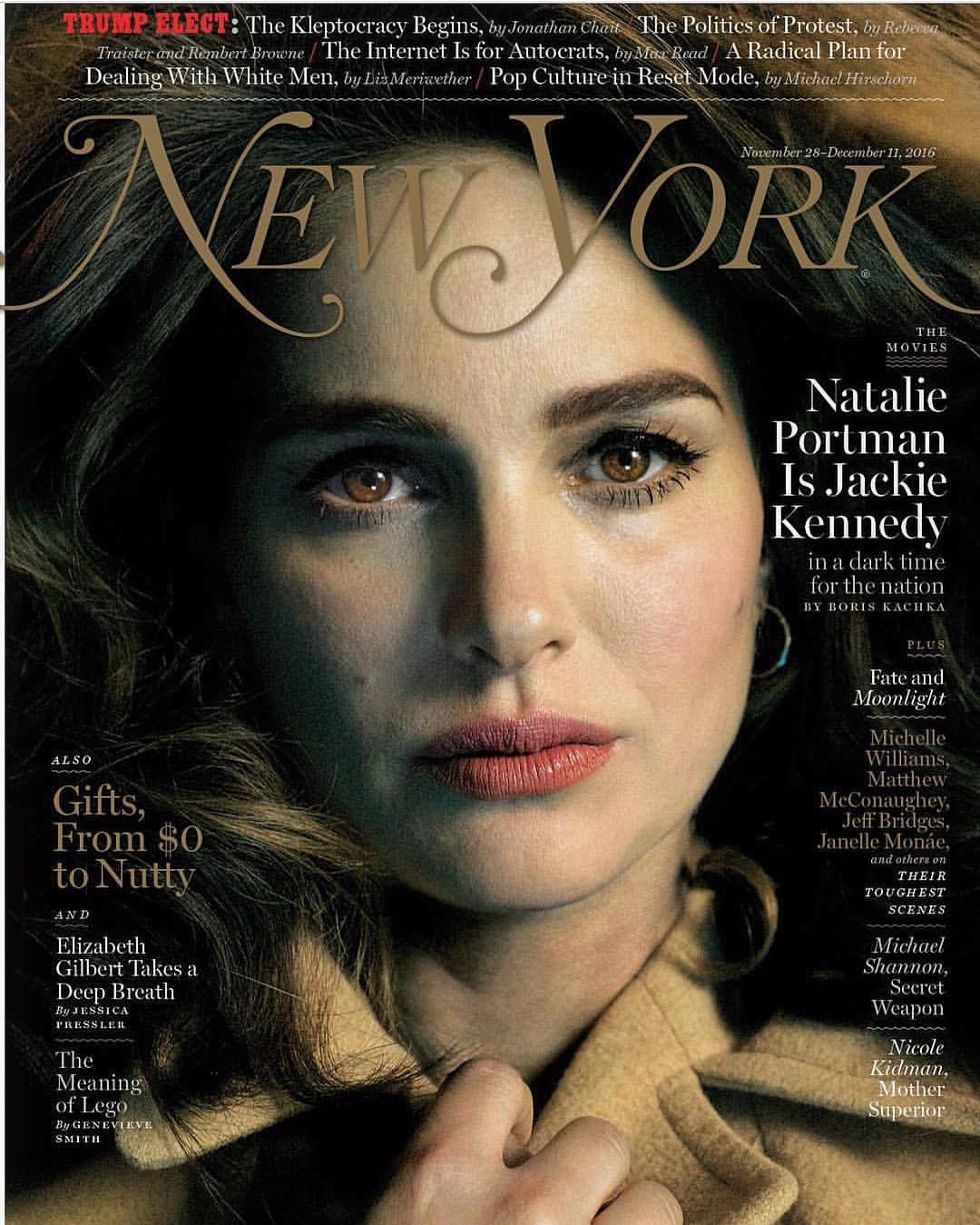 NEW YORK MAGAZINE magazine side cover 28 November 2016