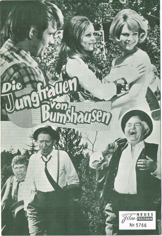 NEUES FILMPROGRAMM magazine side cover Issue 5766 September 1970