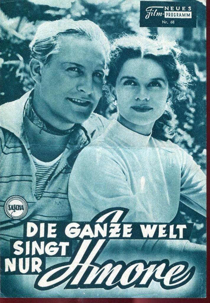 NEUES FILMPROGRAMM magazine side cover Issue 68  1956