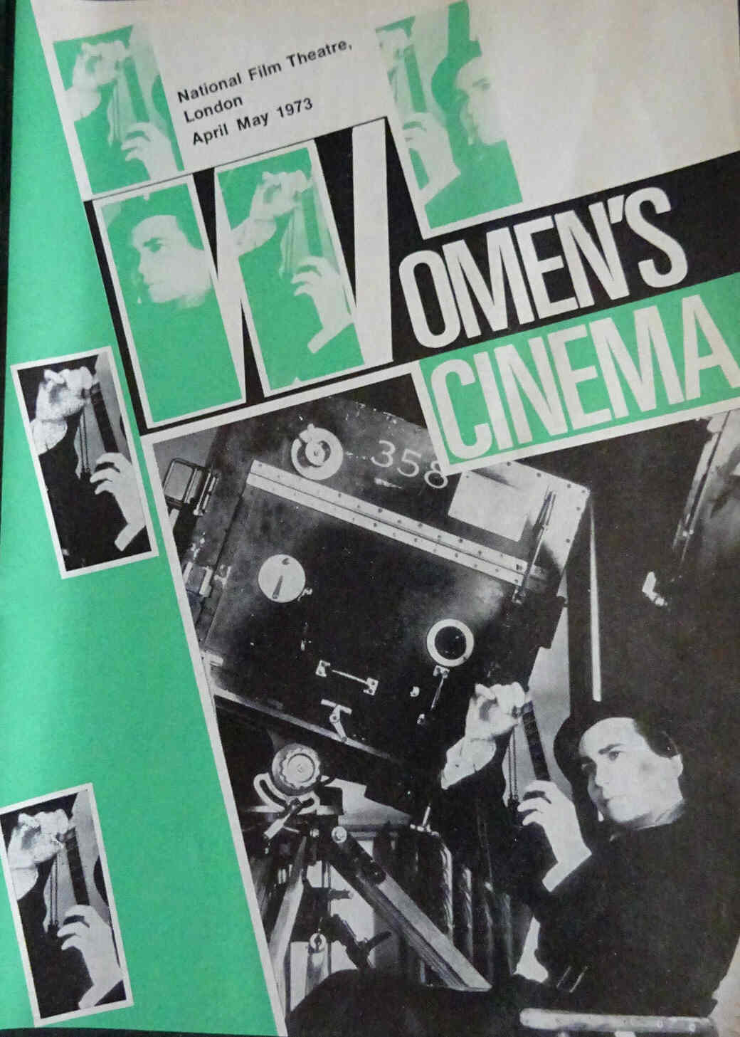 BFI SOUTHBANK GUIDE magazine side cover April/May 1973