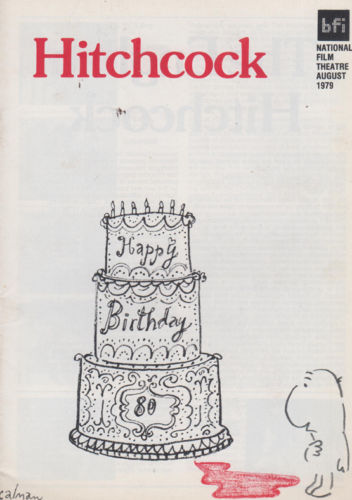BFI SOUTHBANK GUIDE magazine side cover August 1979