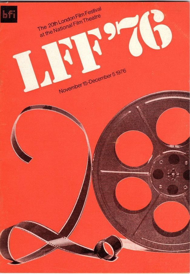NFT LONDON FILM FESTIVAL GUIDES magazine side cover November 1976