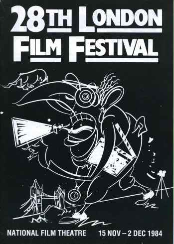 NFT LONDON FILM FESTIVAL GUIDES magazine side cover November 1984