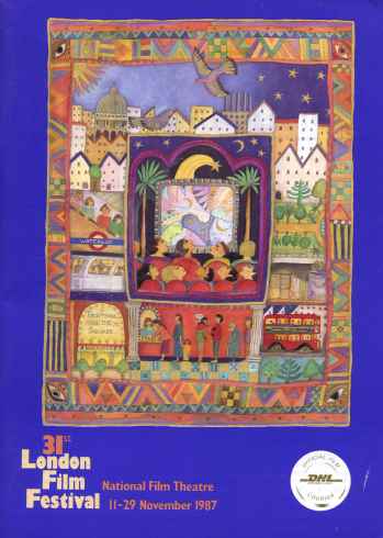 NFT LONDON FILM FESTIVAL GUIDES magazine side cover November 1987