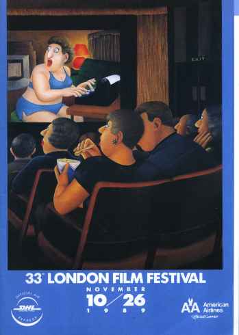 NFT LONDON FILM FESTIVAL GUIDES magazine side cover November 1989