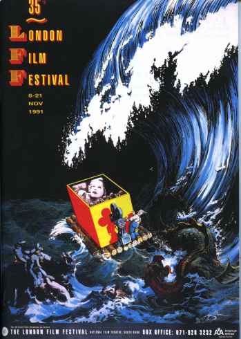 NFT LONDON FILM FESTIVAL GUIDES magazine side cover November 1991
