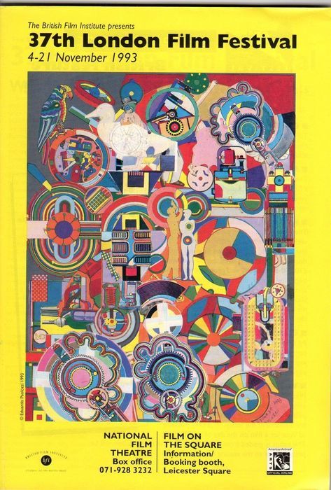 NFT LONDON FILM FESTIVAL GUIDES magazine side cover November 1993
