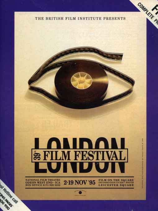 NFT LONDON FILM FESTIVAL GUIDES magazine side cover November 1995