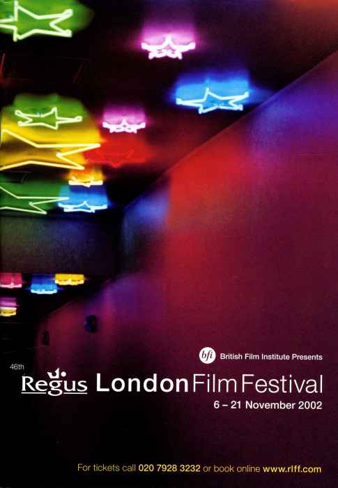 NFT LONDON FILM FESTIVAL GUIDES magazine side cover November 2002