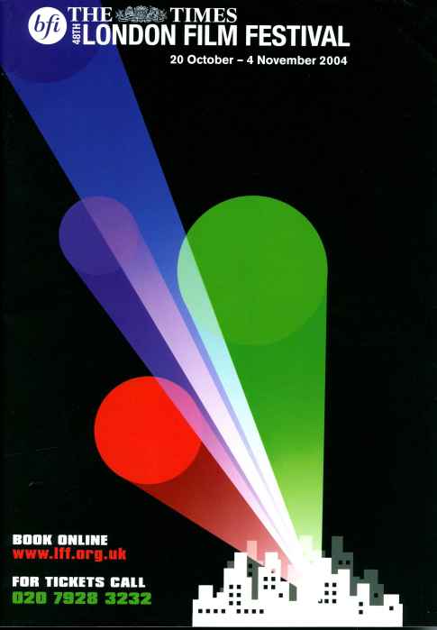 NFT LONDON FILM FESTIVAL GUIDES magazine side cover October 2004