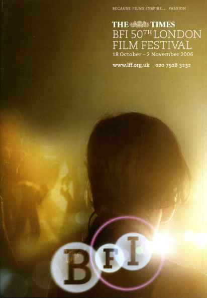 NFT LONDON FILM FESTIVAL GUIDES magazine side cover October 2006
