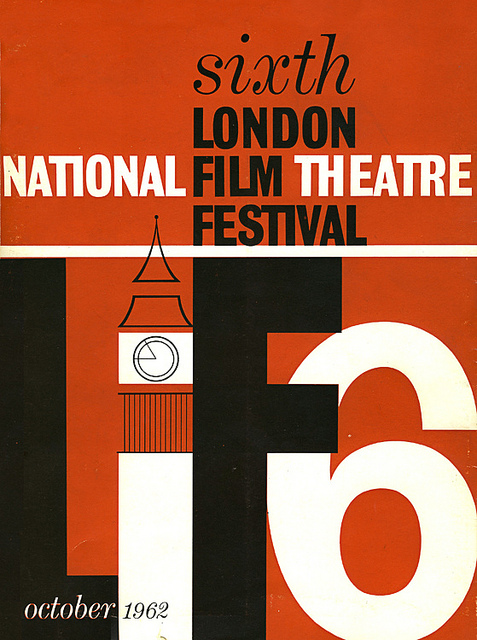 NFT LONDON FILM FESTIVAL GUIDES magazine side cover October 1962
