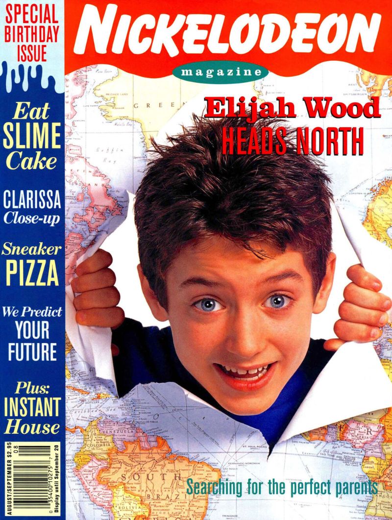 NICKELODEON (1990s-2000s) magazine side cover Issue 7  August/September 1994