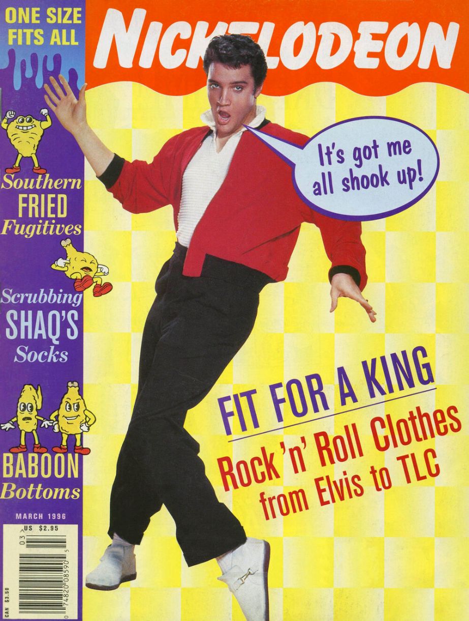NICKELODEON (1990s-2000s) magazine side cover Issue 19  March 1996
