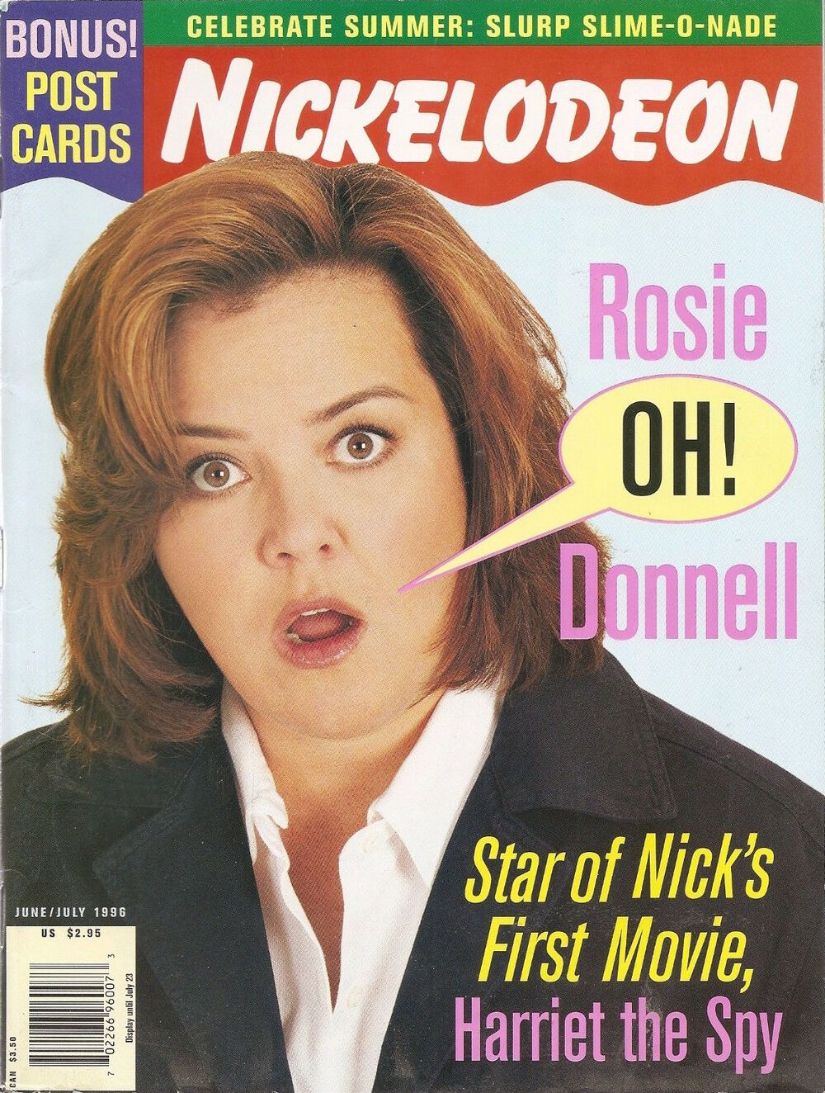 NICKELODEON (1990s-2000s) magazine side cover Issue 22  June/July 1996