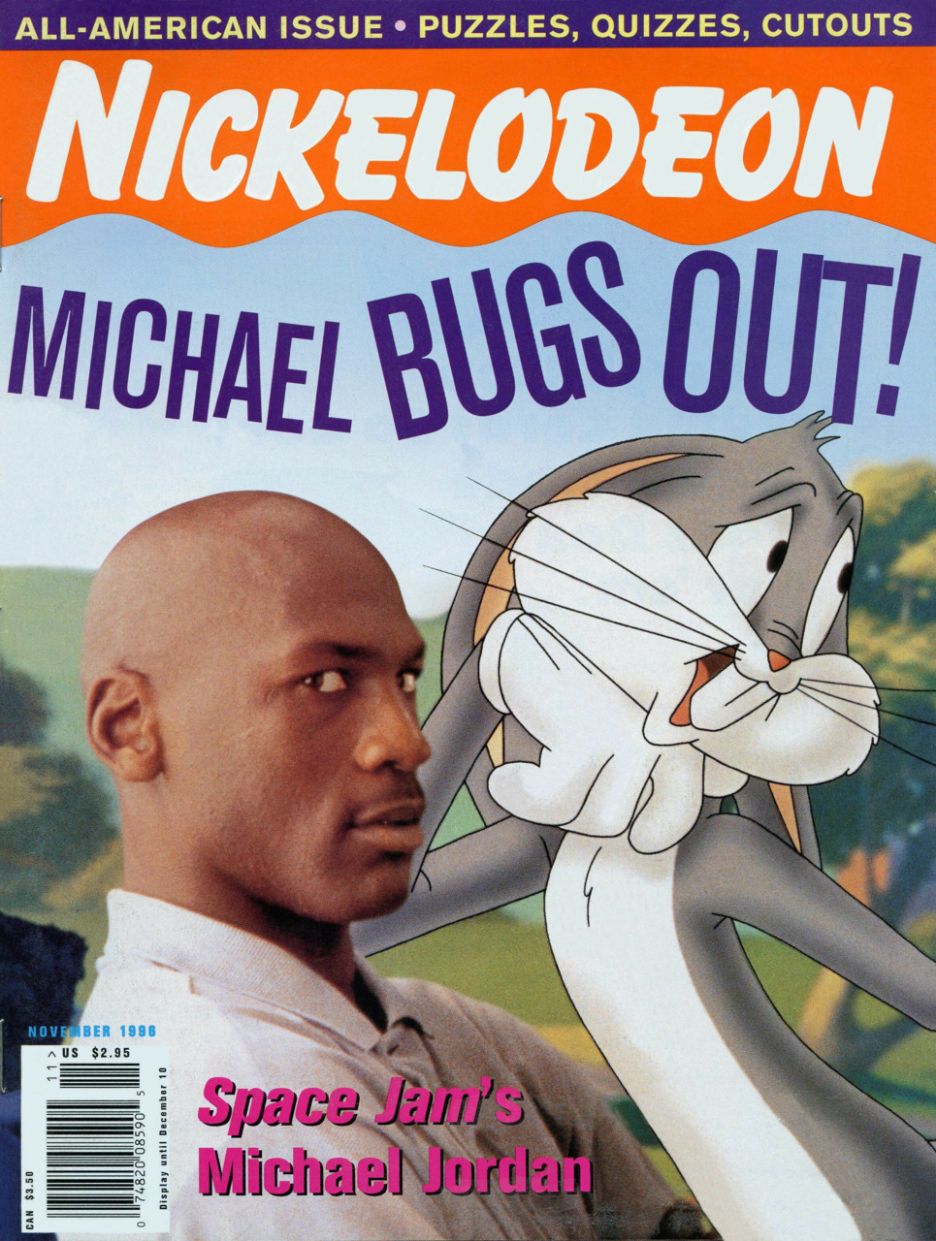 NICKELODEON (1990s-2000s) magazine side cover  November 1996