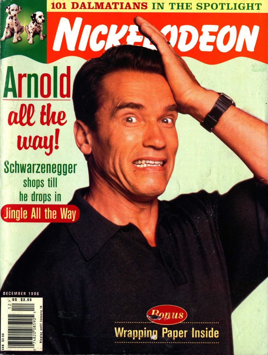 NICKELODEON (1990s-2000s) magazine side cover  December 1996