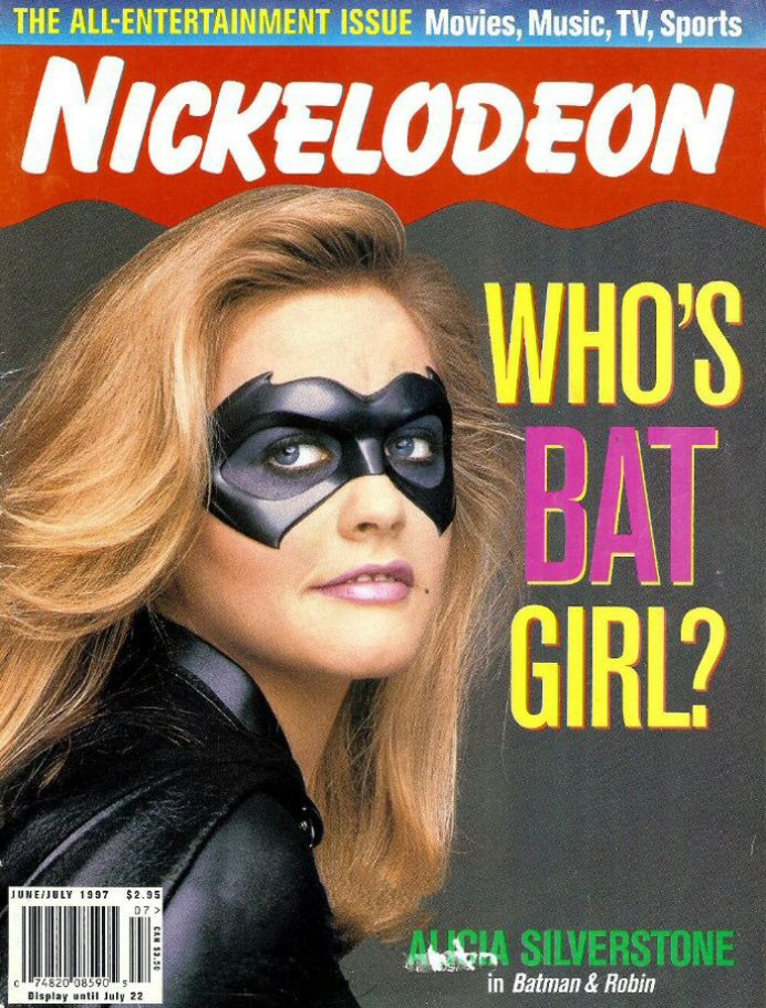 NICKELODEON (1990s-2000s) magazine side cover  June/July 1997