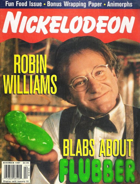 NICKELODEON (1990s-2000s) magazine side cover  December 1997