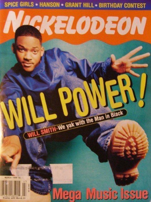 NICKELODEON (1990s-2000s) magazine side cover Issue 39  March 1998