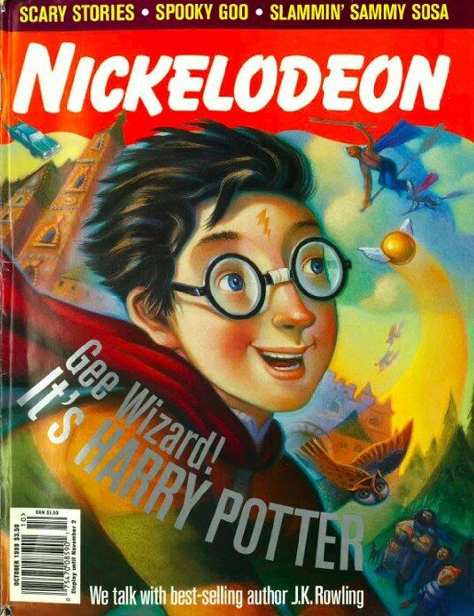 NICKELODEON (1990s-2000s) magazine side cover Issue 55  October 1999