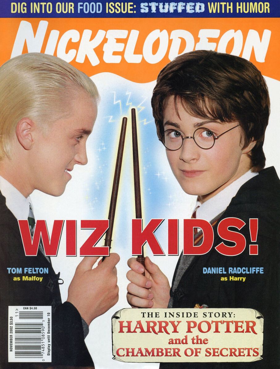 NICKELODEON (1990s-2000s) magazine side cover  November 2002