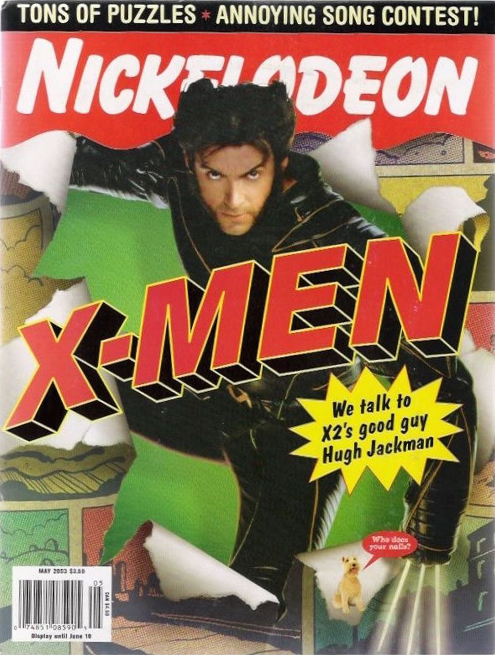 NICKELODEON (1990s-2000s) magazine side cover Issue 91  May 2003