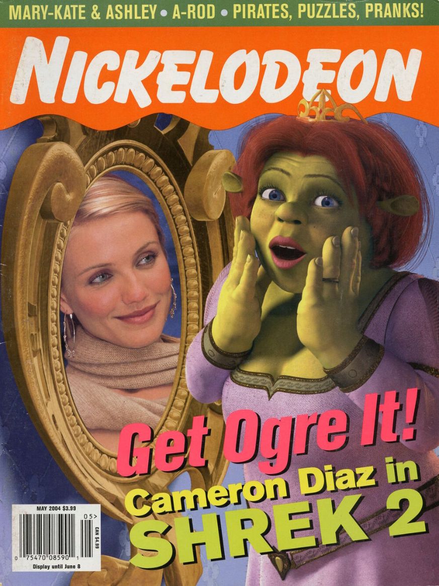 NICKELODEON (1990s-2000s) magazine side cover  May 2004