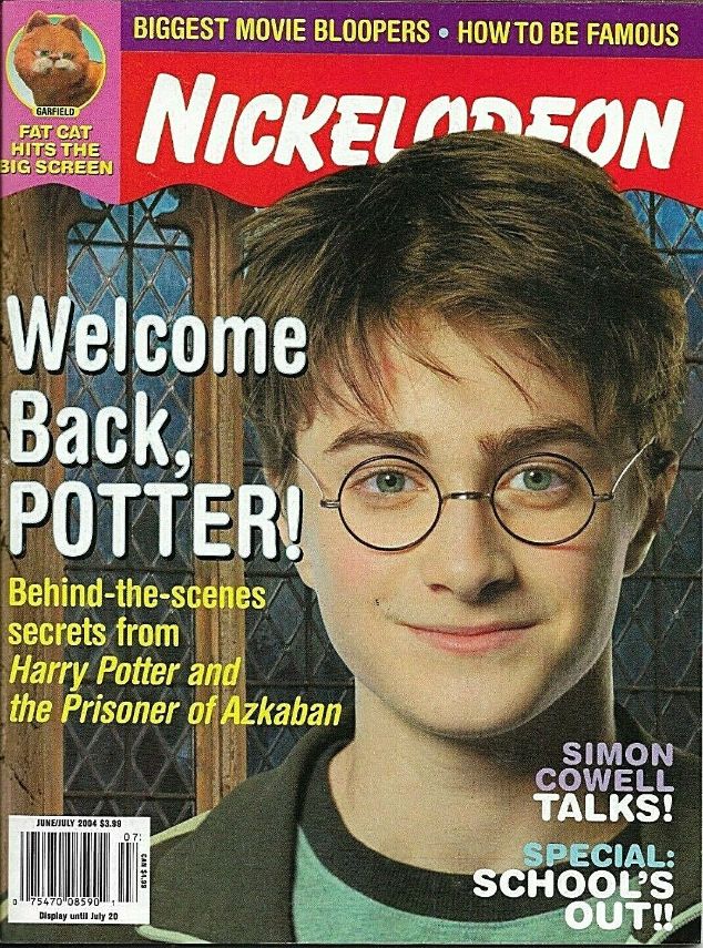 NICKELODEON (1990s-2000s) magazine side cover  June/July 2004