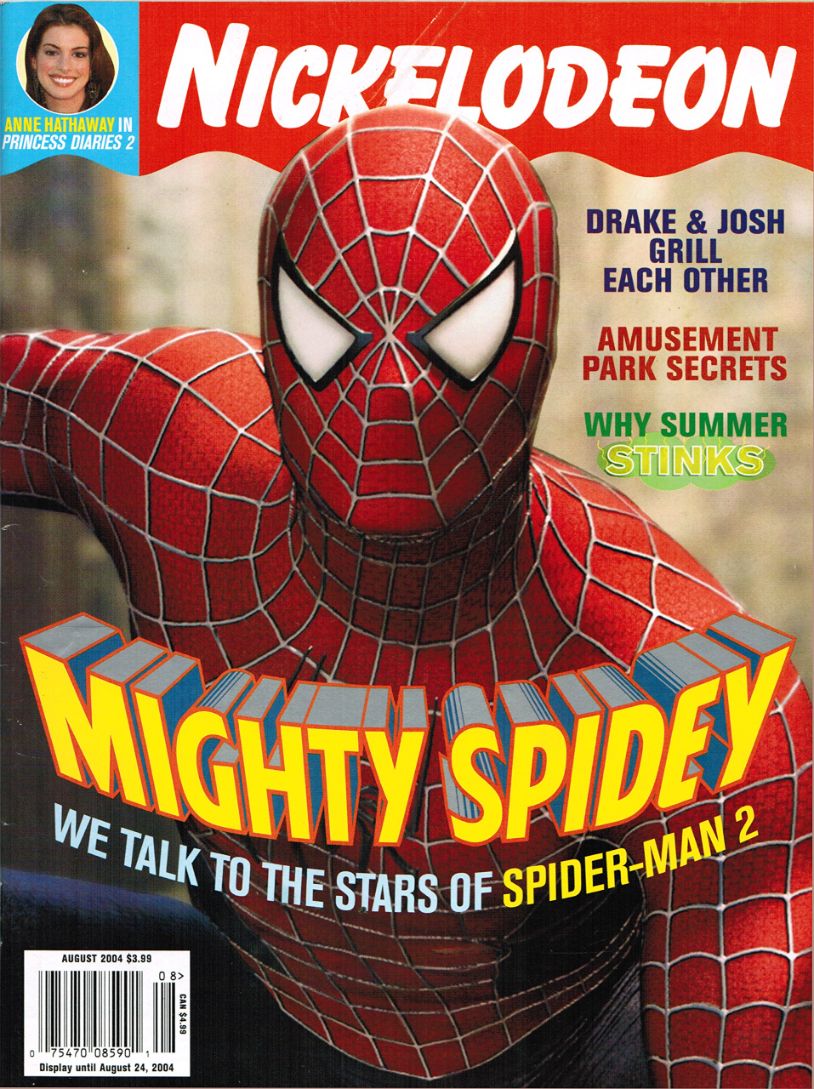 NICKELODEON (1990s-2000s) magazine side cover Issue 103  August 2004