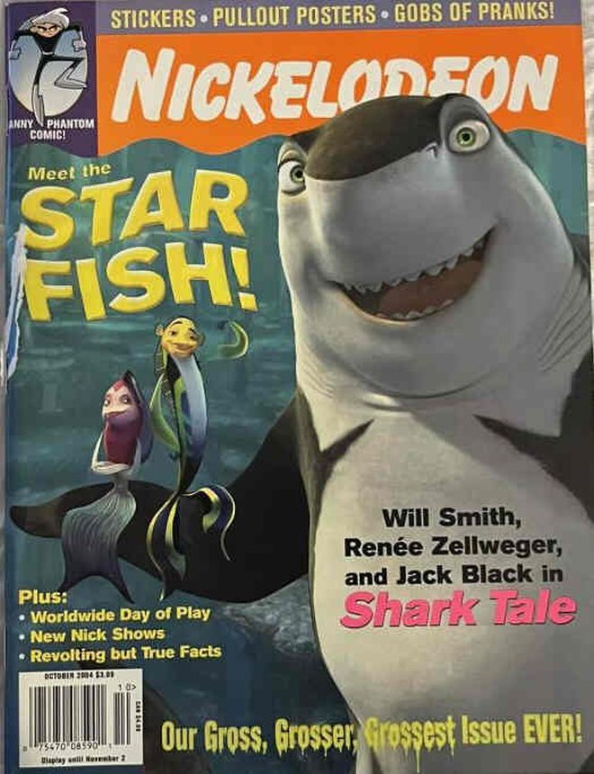 NICKELODEON (1990s-2000s) magazine side cover Issue 105  October 2004
