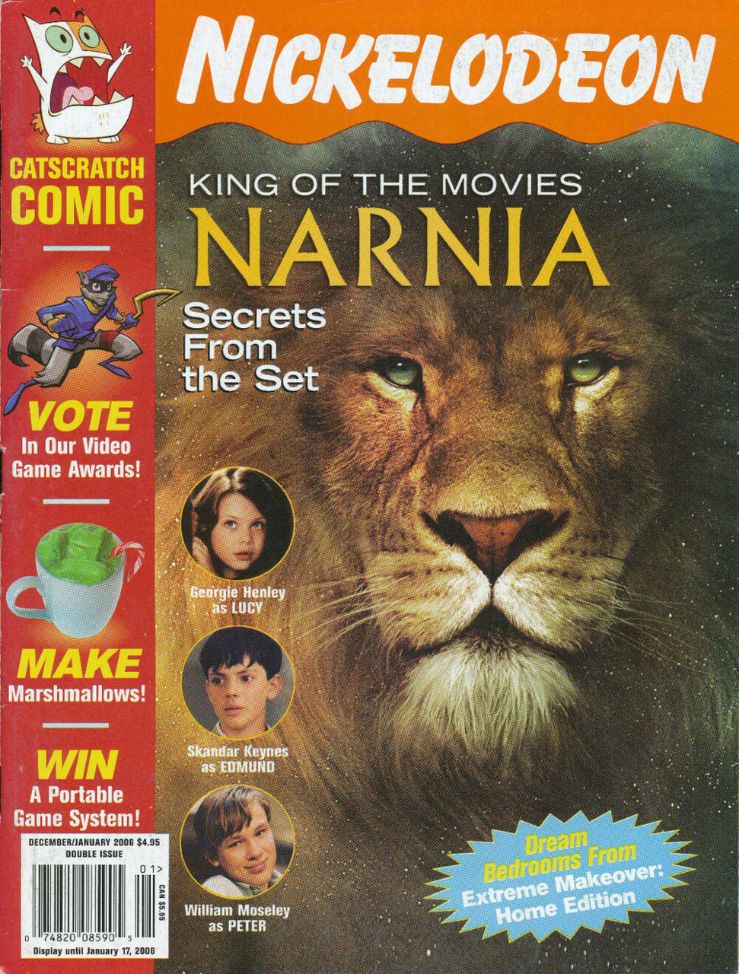NICKELODEON (1990s-2000s) magazine side cover Issue 117  December 2005/ January 2006 