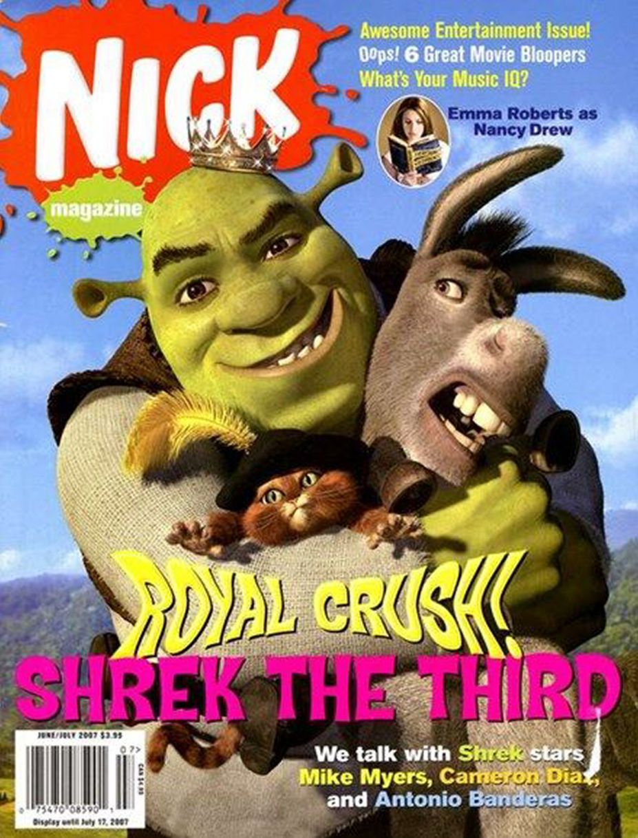 NICKELODEON (1990s-2000s) magazine side cover Issue 132  June/July 2007