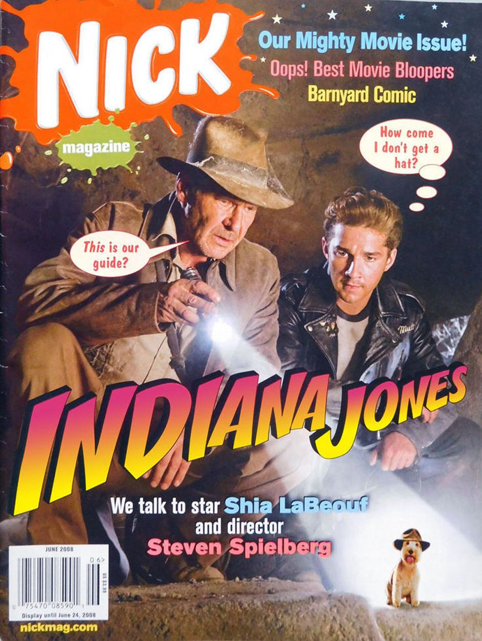 NICKELODEON (1990s-2000s) magazine side cover Issue 142  June 2008