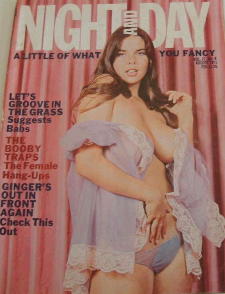 NIGHT AND DAY magazine side cover August 1971