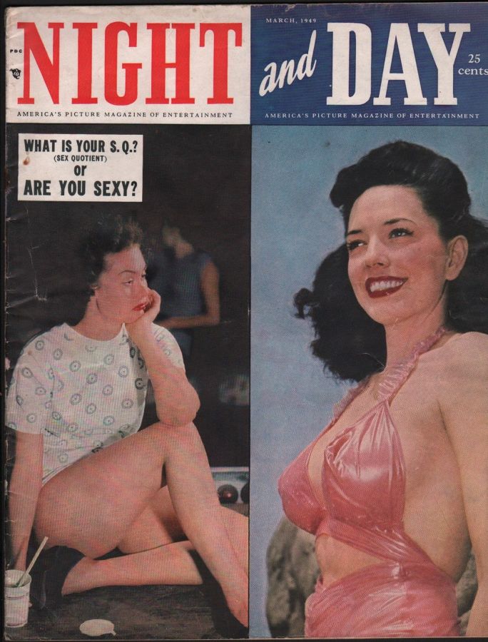 NIGHT AND DAY magazine side cover Issue 3 March 1949