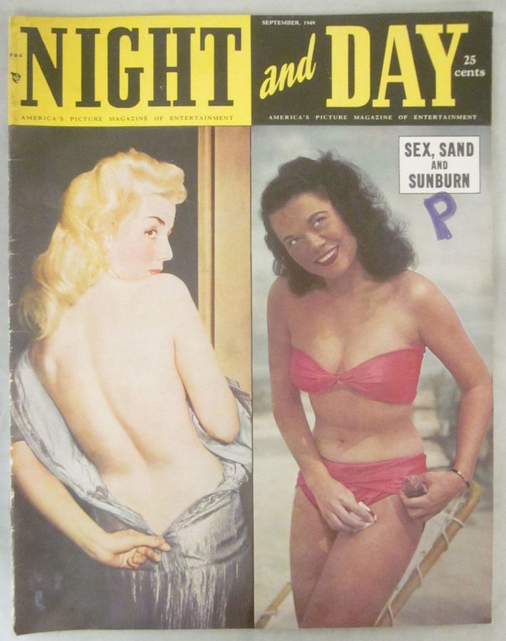 NIGHT AND DAY magazine side cover September 1949